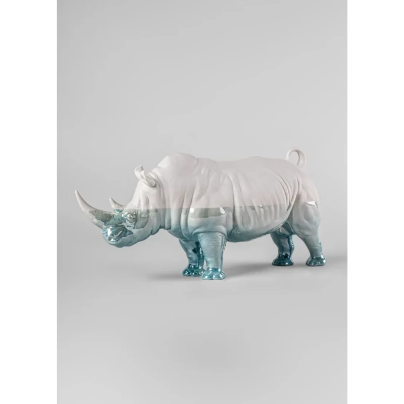 Lladró - Rhino Sculpture - Underwater