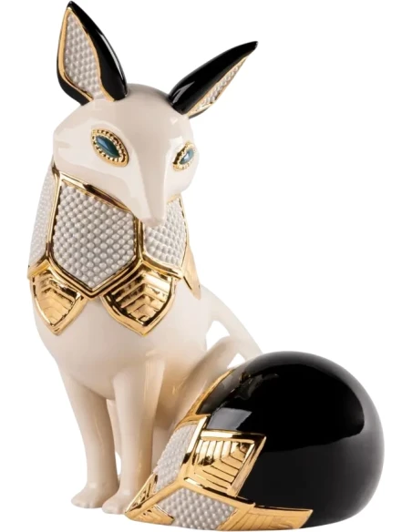 Lladró - Jewel Fox Sculpture - Porcelain