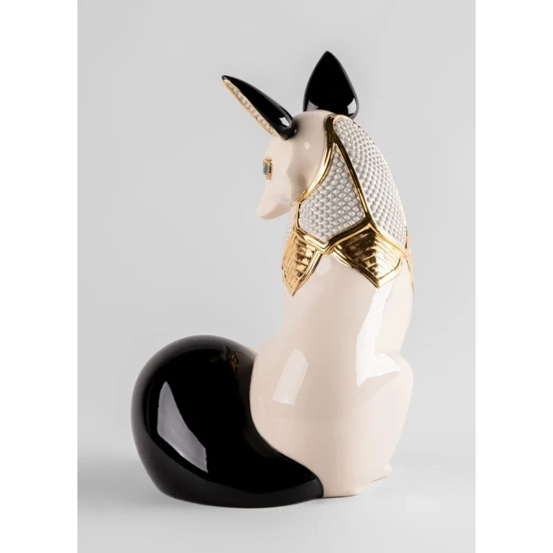 Lladró - Jewel Fox Sculpture - Porcelain