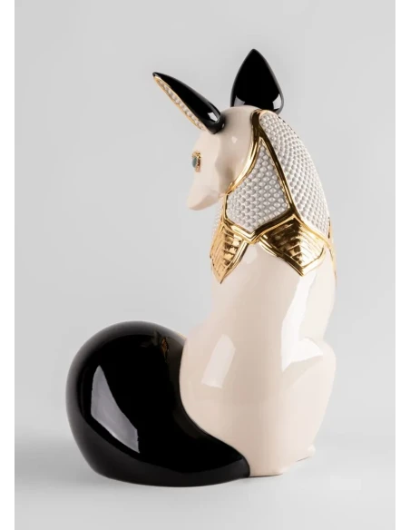 Lladró - Jewel Fox Sculpture - Porcelain