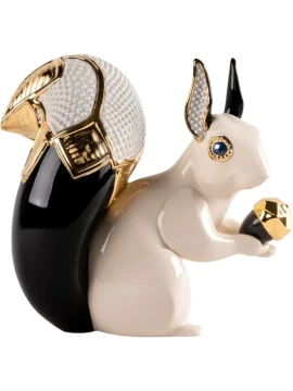 Lladró - Jewel Squirrel Sculpture - Porcelain