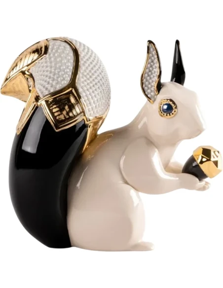 Lladró - Jewel Squirrel Sculpture - Porcelain