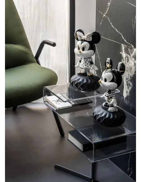 Lladró - Mickey Sculpture - Black and White