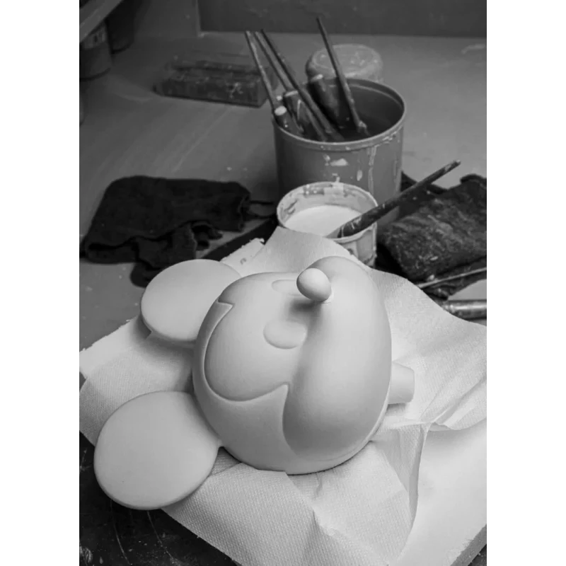 Lladró - Mickey Sculpture - Black and White
