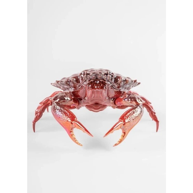 Lladró - Red Crab Sculpture - Porcelain