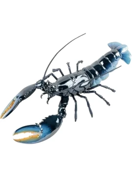 Lladró - Blue Lobster Sculpture - Porcelain