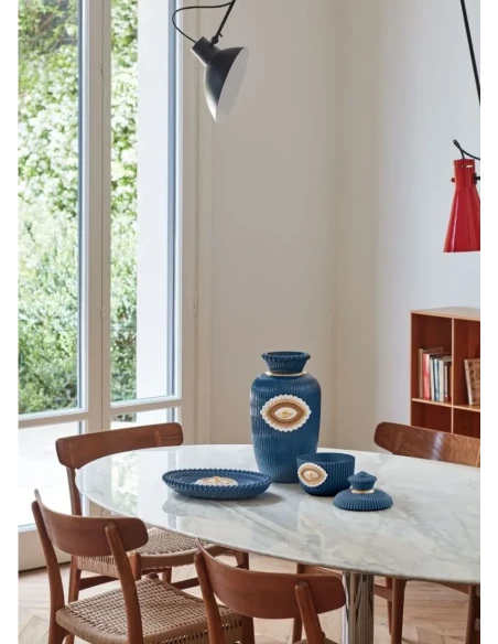 Lladró - Lover's Eyes Vase - Blu