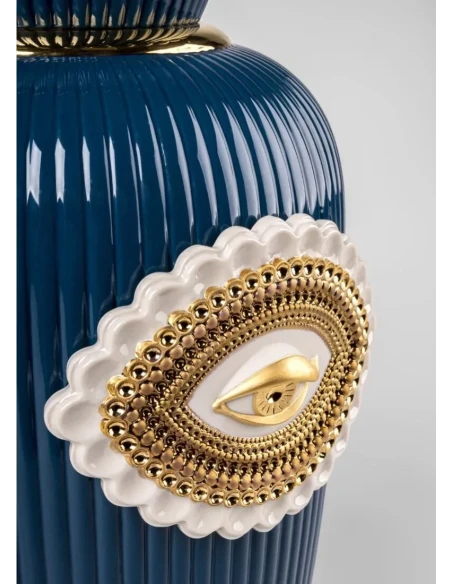 Lladró - Lover's Eyes Vase - Blu