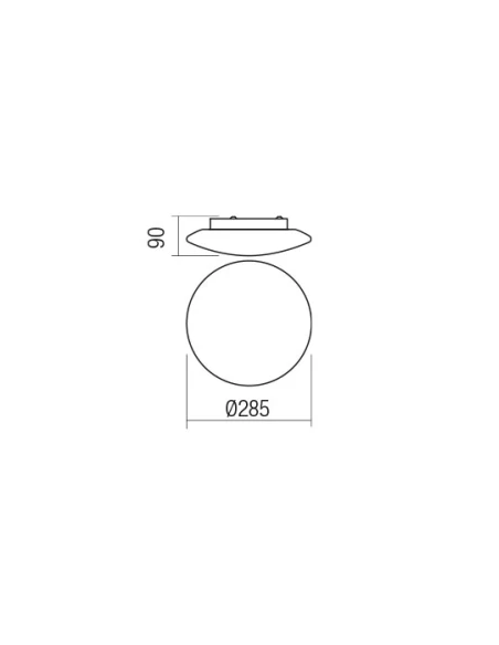 Redo Group - Antiba Lampada da Soffitto - Bianco