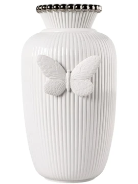 Lladró - Lady Luck Vase by Olga Hanono - White