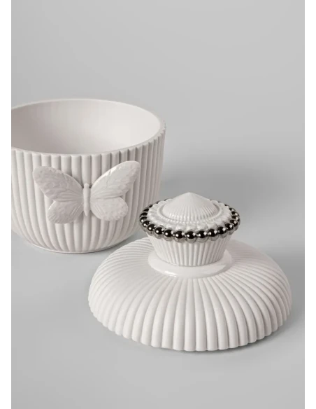 Lladró - Portagioie Lady Luck by Olga Hanono - Bianco