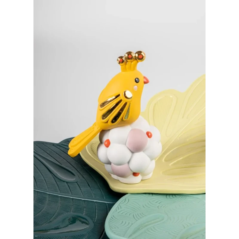 Lladró - Utopical Centerpiece - Green