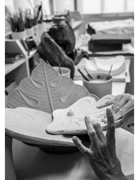 Lladró - Utopical Centerpiece - Green