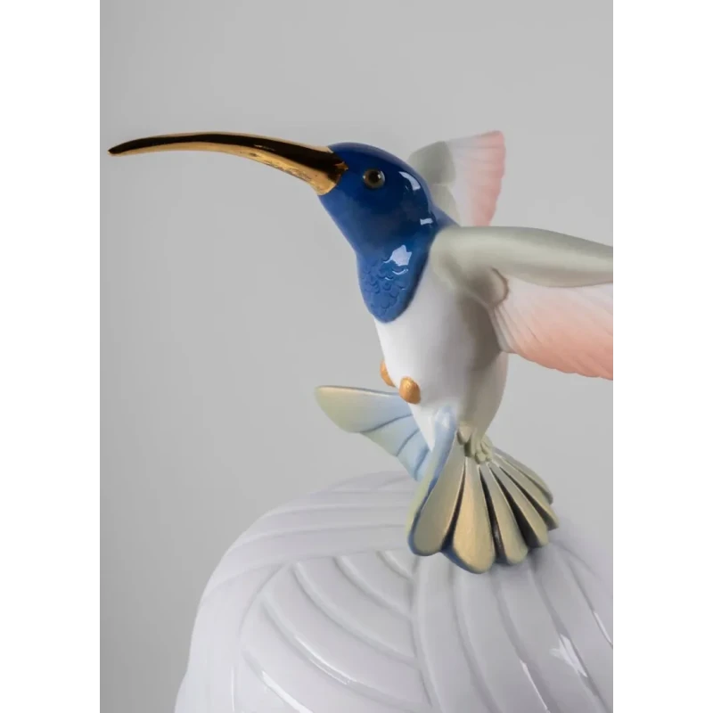 Lladró - Hummingbird Treasure Chest - Porcelain