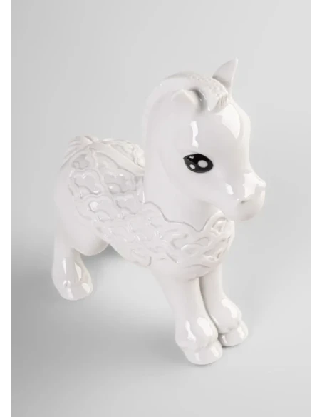 Lladró - Scultura Baby Horse - Bianco