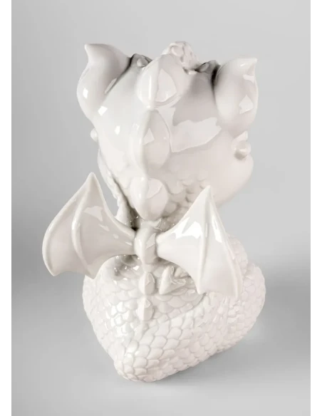 Lladró - Baby Dragon Sculpture - White