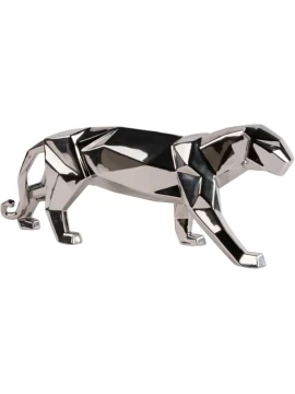Lladró - Panther Sculpture - Silver