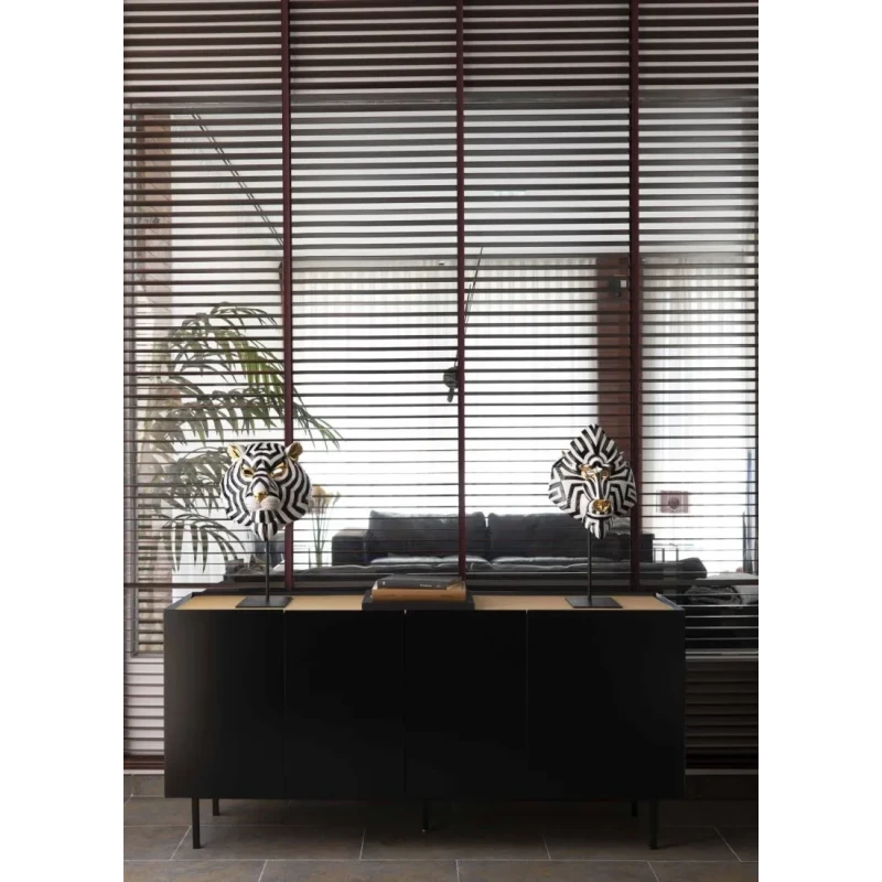 Lladró - Mandrill Mask Sculpture - Black Gold