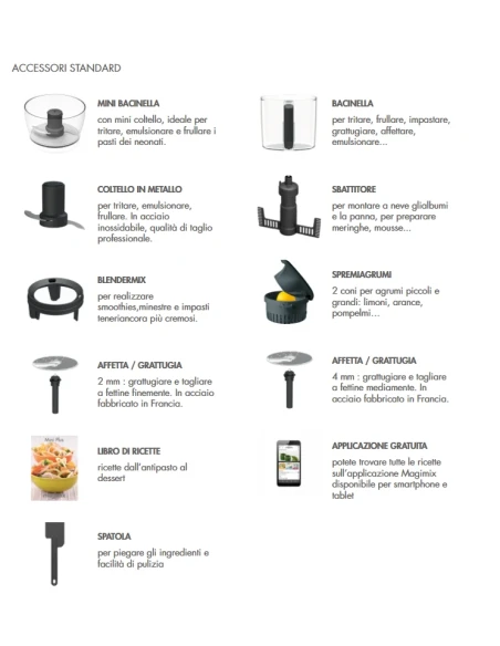 Magimix - Robot Multifunzione Mini Plus