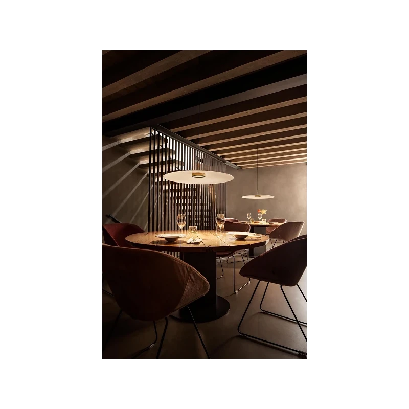 Olev - Overfly Plus Pendant Lamp - Ultra Matte White / Gold