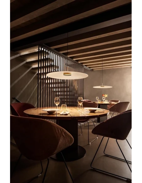 Olev - Overfly Plus Pendant Lamp - Ultra Matte White / Gold