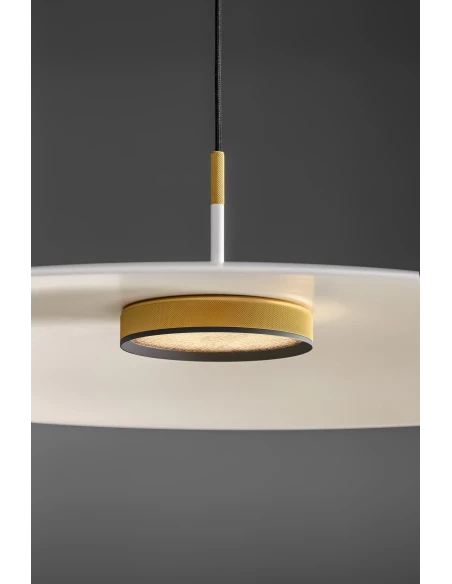 Olev - Overfly Plus Pendant Lamp - Ultra Matte White / Gold