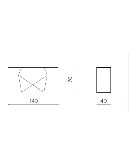 Capodarte - Delfi Console - Beige