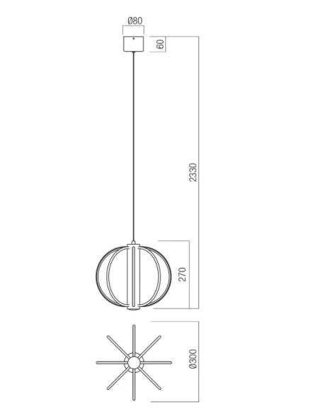 Redo Group - Moss Pendant Lamp - Matte Black