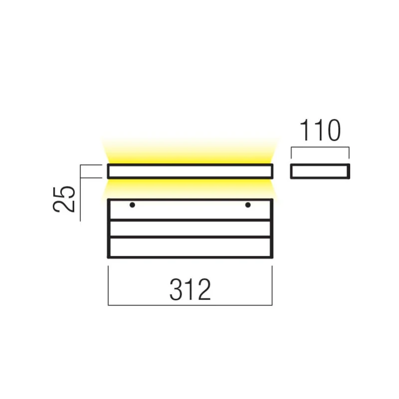 Redo Group - Seed Lampada da Parete - Nero Opaco