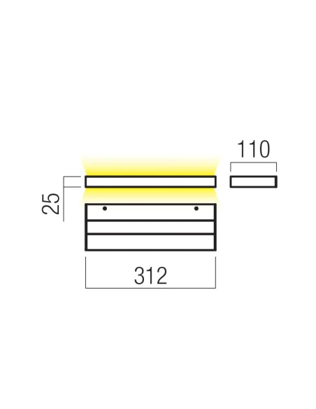 Redo Group - Seed Wall Lamp - Matte Black