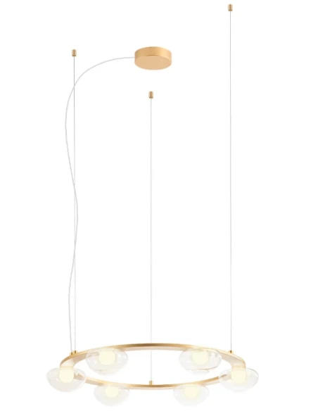 Redo Group - Sinclair Circular Pendant Lamp - Matte Gold
