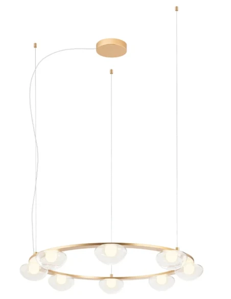 Redo Group - Sinclair Circular Pendant Lamp - Matte Gold