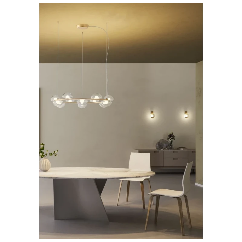 Redo Group - Sinclair Lampada a Sospensione Circolare - Oro Opaco