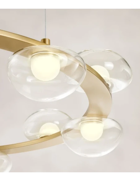 Redo Group - Sinclair Circular Pendant Lamp - Matte Gold