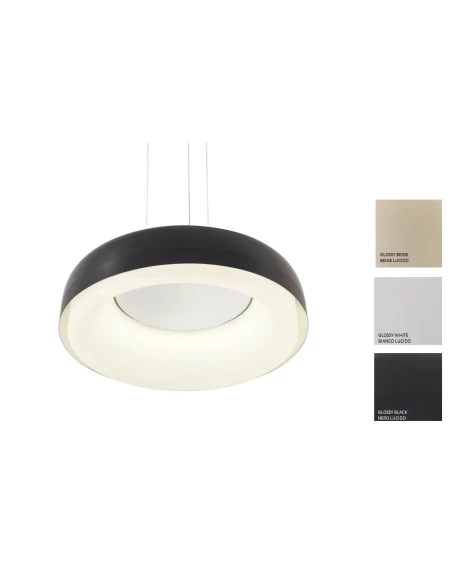 Redo Group - Dip Pendant  Lamp - Glossy Black