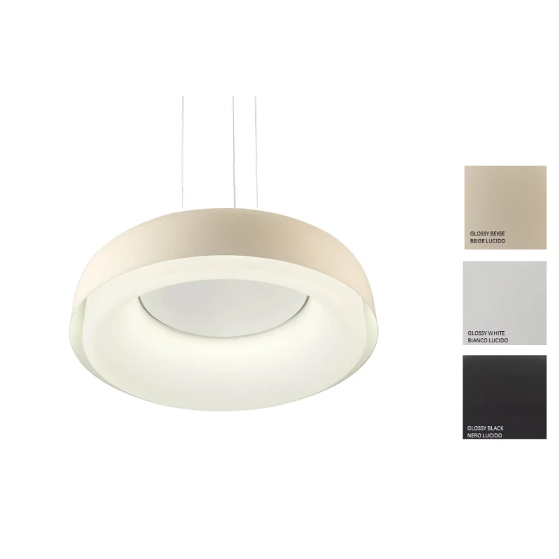 Redo Group - Dip Pendant  Lamp - Glossy Beige