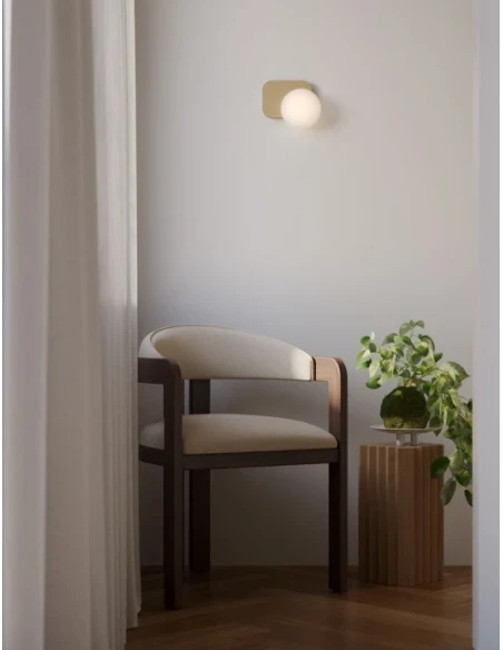 Redo Group - Lumien Lampada da Parete / Soffitto Singola - Oro Opaco