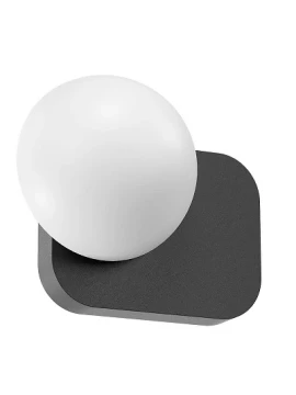 Redo Group - Lumien Lampada da Parete / Soffitto Singola - Nero Opaco