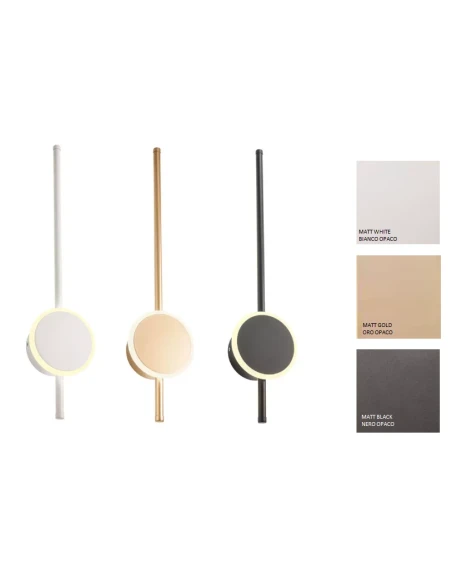 Redo Group - Diaz Round Wall Lamp - Matt Black