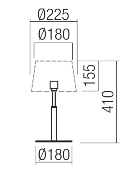 Redo Group - Nemia Lampada da Tavolo - Antique Bronze