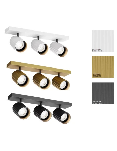 Redo Group - Delphi Miniproiettore Orientabile Triplo