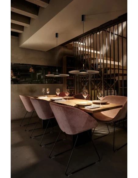 Olev - Overfly Plus Lampada a Sospensione - Nero Super Opaco