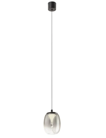 Redo Group - Drop Pendant Lamp - Matte Black / Smoke