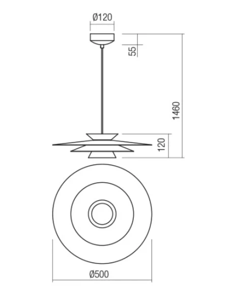 Redo Group - Fargo Pendant Lamp - Matt Beige / Matt White