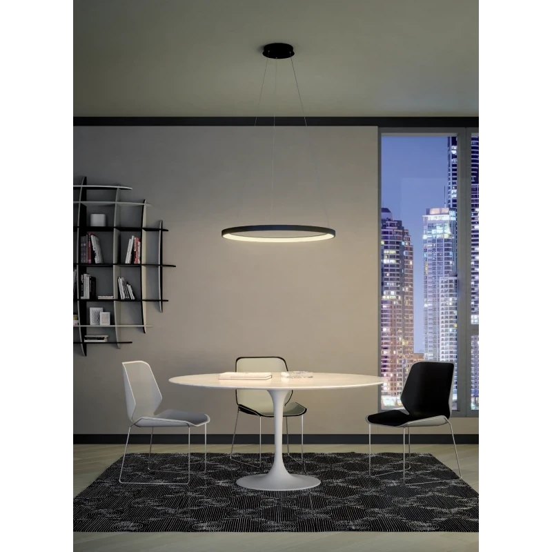 Redo Group - Iconic Single Suspension Lamp - Matt Black