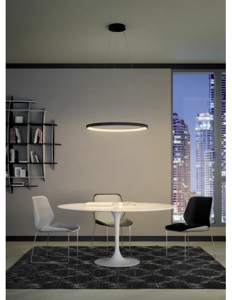Redo Group - Iconic Single Suspension Lamp - Matt Black