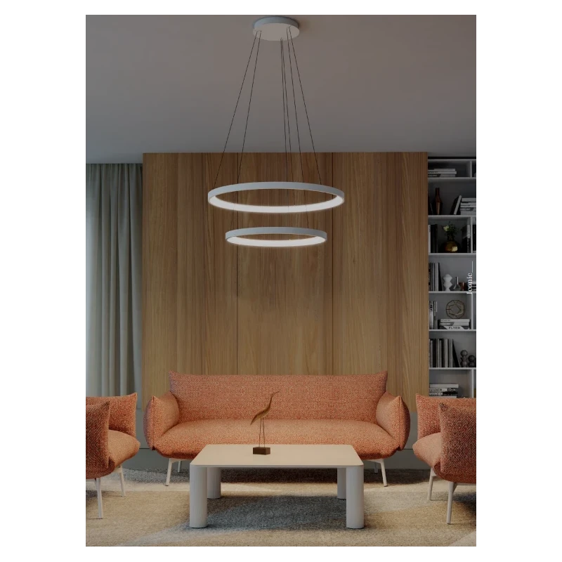 Redo Group - Iconic Lampada a Sospensione Doppia - Nero Opaco