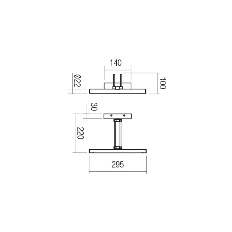 Redo Group - Ikon Wall Lamp - Matt White