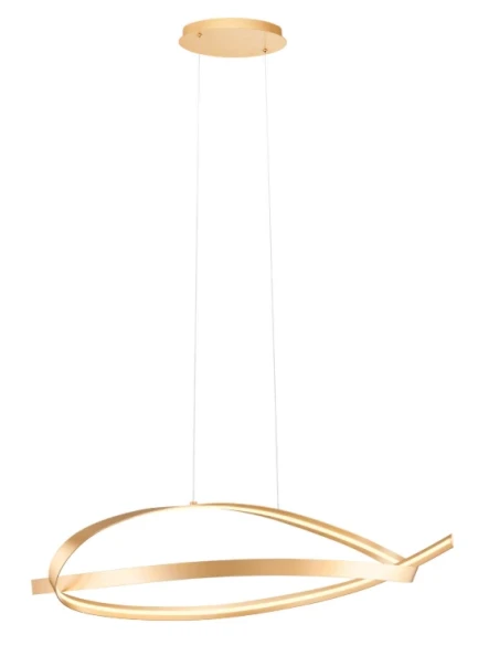 Redo Group - Impuls Circular Pendant Lamp - Matt Gold
