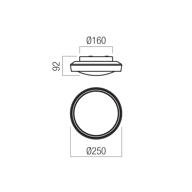 Redo Group - Arca Ceiling Light - White